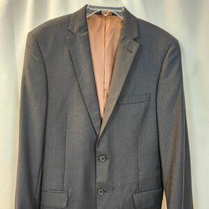 Joseph Jos A Bank Metropolitan Slim Sport Coat 38L Black Jacket